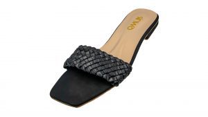 Women's Black Slippers - M14008