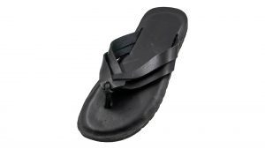 Men's Black Slippers - E06018