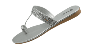 Women’s Silver Slippers - M13024 FR 301