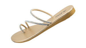 Women’s Gold Slippers - M13026 FR 108